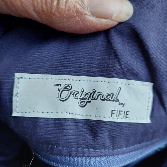 Vintage "Original by Fifie" Burlap Sack Hobo Tote Bag - Picture 7 of 12